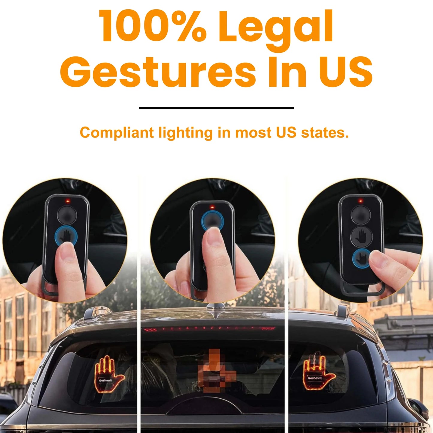 LED Hand Sign