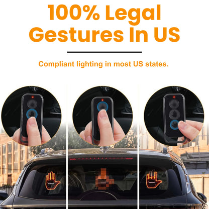 LED Hand Sign